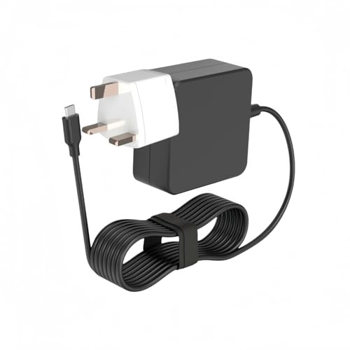 Mixctod 45W USB C Power Adapter Charger for Nebula Capsule 3 Laser D2426 Projector Portable TV Outdoor Projector 52Wh Battery 20V 2.25A DC20V 20.0V 20VDC Power Supply Cord Cable
