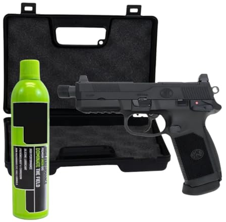 Pistola softair FNX-45 Tactical scarrellante a gas Calibro 6