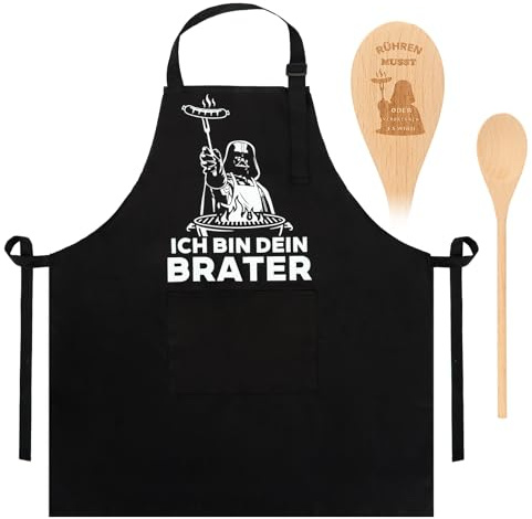 Bafeil Delantales para barbacoa para hombres