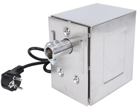 Motore per Girarrosto, Motore per Girarrosto per Barbecue in Acciaio Inossidabile da 45 W con Torsione da 200-250 kg, per per per Maiale Capra Pollo (Spina Europea)