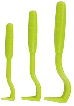 WebDeals Lot de 3 outils de retrait de tiques + carte d'identification pour les personnes, chiens et chats (vert)