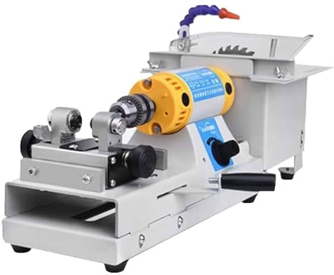 Máquina De Tallado Y Pulido De Piedras Preciosas | Pulidor De Piedras Preciosas Facetadas DIY De 800-10000 Rpm: Herramienta Lapidaria 5 En 1 For Cortar, Grabar, Taladrar Y Esmerilar