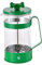 Benetton Caffettiera con albero 6 tazze 600 ml acciaio inox e borossilicato verde opaco