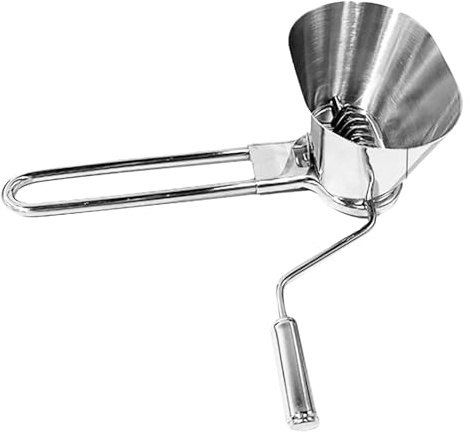 Tritatutto portatile per aglio – Trituratore di prezzemolo alimentato a mano | Acciaio inossidabile Cipolle da cucina manuale per aglio tritato noci