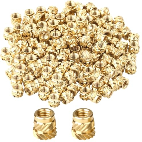 200 Stück Gewindeeinsatz,2 Spezifikationen,M3 X 4 X 5 MM,M3 X 5X 4 MM Einschmelzgewinde,Gewindeeinsatz 3d Druck,Für 3d-Gedruckte Komponenten Und Kunststoffteile