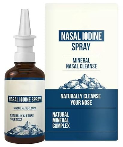 För Nasal Jod Spray - Rengör, vårdar och fräschar upp näspassagerna - 100% naturlig mineralformel - Daglig användning