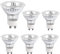 SCNNC Bombilla Halogena GU10 50W 230V, MR16 Focos Halógenos Empotrados Regulable, 500LM Blanco Cálido 2700K, Bombilla GU10 Halogena para Luz de Armario, Luz de Exhibición, paquete de 6