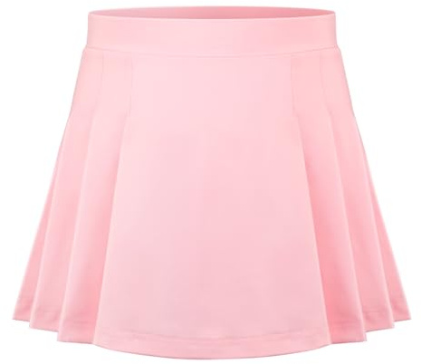 Tennisrock Mädchen Sportrock Kinder mit Hose Taschen Faltenrock Golf Skorts | 4–15 Jahre