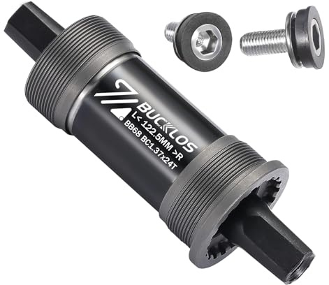 AEYINO Square Taper Bottom Bracket - 68/120x110.5 113 118 120 122.5 124.5 127 174mm Bicycle BSA Brackets for Mountain/MTB/BMX/Road/Fat Bike