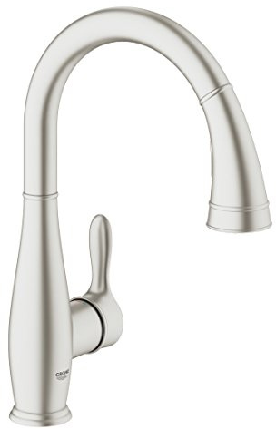 GROHE Parkfield | Küche - Einhand-Spültischbatterie, DN 15 | supersteel | 30215DC1
