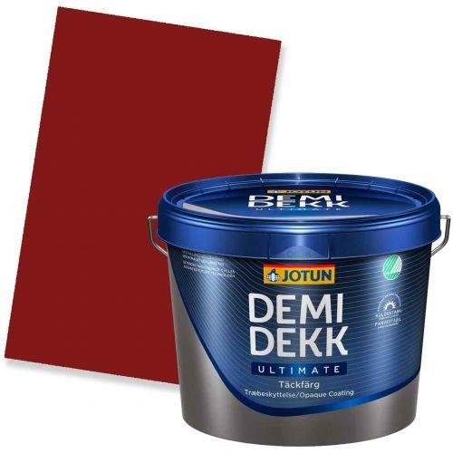 JOTUN DEMIDEKK ULTIMATE TÄCKFÄRG Holzfarbe Schwedenrot 3l