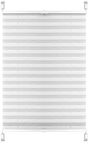 S SIENOC Plisse-Rollo Plisseerollo Easyfix ohne Bohren Plissee Jalousie verspannt Faltstore Rollo Klemmfix Sonnenschutzrollo Seitenzugrollo Faltrollo für Fenster Tür