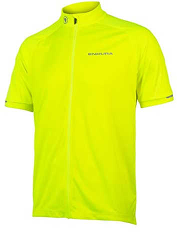Endura Men's Xtract Shortsleeve Cycling Jersey II | Quick-Dry | Reflective Logos | Silicone Grip Cycling Jersey (Pack of 1)