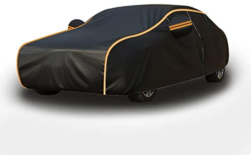 Autoabdeckung für Ford Fiesta VII Van Hatchback Van 2018 Auto Abdeckplane Wasserdicht Atmungsaktiv Vollgarage Staubdicht Autoabdeckung Outdoor(Color:by,Size:)