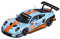 Carrera Evolution - 20027780 I Porsche 911 RSR Gulf Racing, Mike Wainwright, No.86 Auto für Rennbahn | Rennbahnen und lizensierte Slotcars | Front & Rücklicht | Für Kinder ab 8 Jahren & Erwachsene