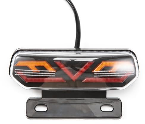 evomosa Feu arrière de moto LED Clignotant Feux arrière Feux de stop pour E-Bike