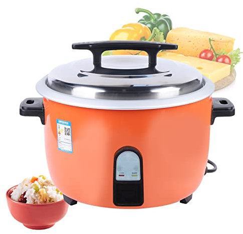 ANSNOW 3In1 Commercial Household Automatic Electric Rice Cooker Non Stick Large Capacity Keep Warm Cooked Multifunctional Pots Rice Cooker Large Electric Cookers and Steamer Aluminum 13L