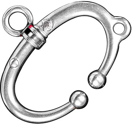 Yardenfun Edelstahl-rinder-nasenring Mit Automatischer Federung Robustes Metallnasenclip Für Nutztiere Schont Die Nase Von Kühen Einfach Zu Bedienen Und Langlebig