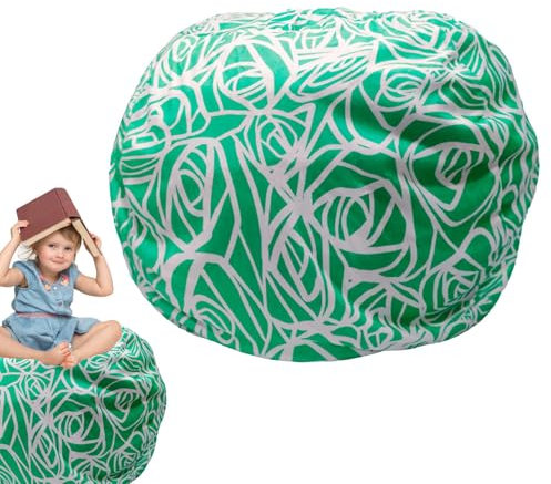 Bean Bag Stuffed Animal Storage | Cute Plush Animal Bag Stuffed Toy Organizer Chair Cover - Bean Bag Seat Cover For Toy Organization, For Game Room, Bedroom, Nursery Room