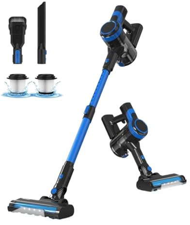 XFYESL Car Vacuum Cordless Vacuum Cleaner, 6 In 1 Lightweight With Rechargeable Battery, For Carpet Hard Floor Car Pet Hair Clean portable cleaning machine