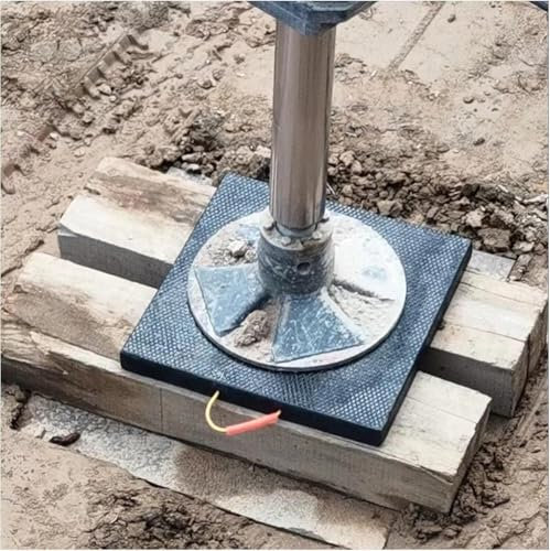 Cuscinetti per estrazione trana stabilizzanti resistenti per giunti di livellamento per camper albero attrezzature aziendali, rubinetto stabilizzante nero tappetino livellatore (30 x 30 x 5 cm / 11,81