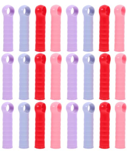 Vaguelly 40pcs Durable Plastic Mop Handle Covers with Comfortable Grip for Fit for Kitchen Bathroom and Living Room Cleaning