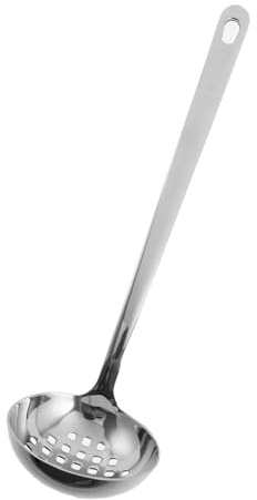 NOLITOY Cucharón Ranurado Acero Inoxidable 304 Grande y Grueso Capacidad Alta Resistente a Corrosión Para Uso Doméstico y Comercial Accesorios De Cocina Utensilios De Servir Portátiles