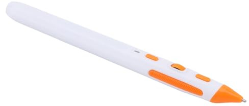 ASHATA Wireless Pen -Maus, Ergonomische Computermaus -Stift 80012001600 DPI Einstellbarer PPT -Clicker mit Einem Doppelmodus -Multi -Kanal für OS X -Laptops -Tablets Smart TVs (White)