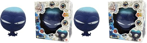 Bizak Splats Heads Olin, Figura cabezón elástica para lanzar y Aplastar, Caras Divertidas, se moldea y vuelve a su Forma Original, Juego antiestrés, Coleccionable, Juguete niños +5 años (64354020)