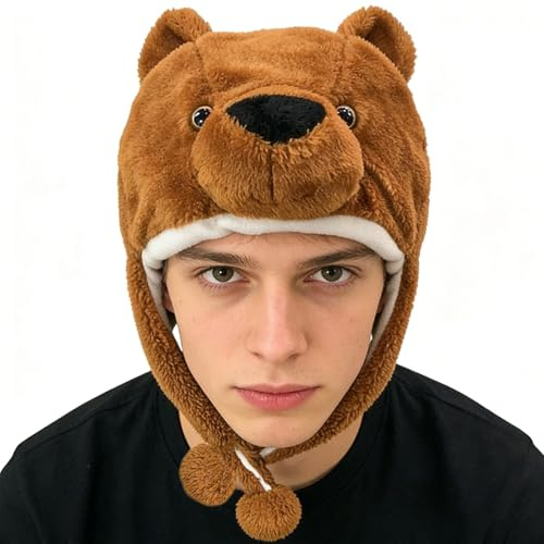 Bonnets Animaux Pour Doux Mignon Chaud Déguisement De Fête Cartoon