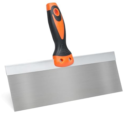 Winsome Taping Knife 12″ | Stainless Steel Taping Knives for Filling Plasterboard/Drywall | Plastering Spatula with Ergonomic Handle | Can Be Used for Smoothing Vinyl Stickers onto Flat Surfaces