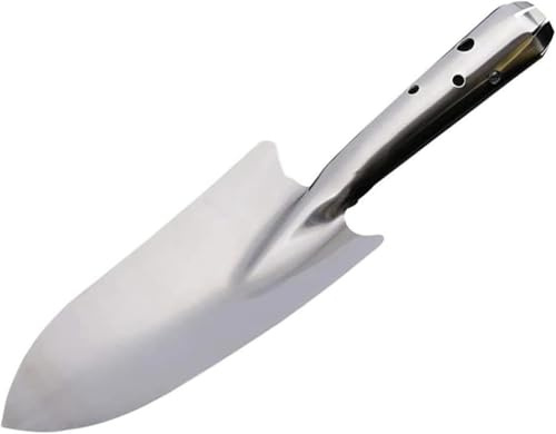 Attrezzi da giardinaggio Set di pala da giardino 26,5 cm in acciaio inossidabile Mini strumento da giardino Rastrello Pala Vanga Strumento da giardinaggio per piante Portatile Strumento da giardino