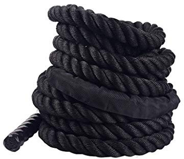 Schlachtseil, Krafttraining Widerstandsbänder Zum FITNESSSTUDIO Muskelaufbau Fitness-Übung (Farbe : 38mm Diameter, Größe : Length 9m)