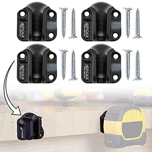 Spider Tool Holster - Tool Docks - Pack of Four - Install Spider Compatible Tool Storage Anywhere in Your workspace!