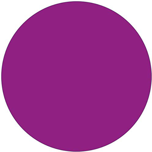 Wallario Glasbild rund Lila - Rund, 50 cm Durchmesser Wandbild Glas in Premium-Qualität: Brillante Farben, freischwebende Optik