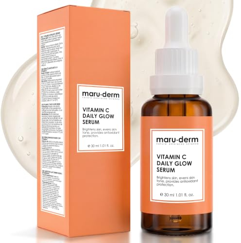 Ansiktsserum - Serum med C-vitamin för Upplysning, Uppstramning, Återfuktning | Anti-Aging Serum, Strålande Hud, Mörk Fläckkorrigering (30 ML)