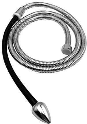 250mm Silikon Analdusche Einlauf für Männer und Frauen Multifunktion Intim Dusche Köpfe und Edelstahl Schlauch Anal Perlen Butt Plug Düse Spitze Wasserhahn Zubehör Set