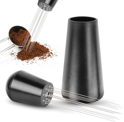 Jognee Wdt Tool, avtagbar kaffedistributör med stativ med 12 espresso-nålar 0,4 mm, Wdt Tool Espresso Coffee Distributor, Wdt distributör för espresso