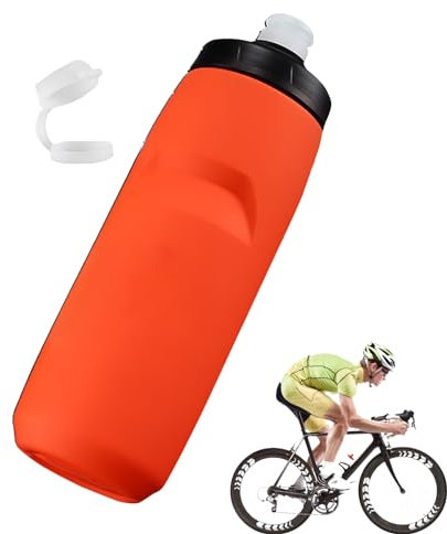 Monozoz Fahrradflasche, Reisewasserflasche, auslaufsicher, 750 ml, Sport-Reiseflasche, tragbare Wanderwasserflaschen für Outdoor, Laufen, Camping, Radfahren, Schule