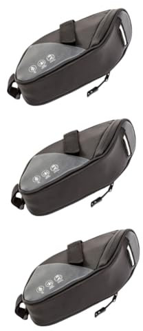 Milisten 3 STK Fahrrad-Hecktasche Fahrräder Fahrradsatteltaschen Fahrradzubehör MTB Taschen für Sattelstützen Fahrradtasche unter dem Sitz Reiten Fahrradsitz Kunstleder
