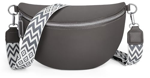 GSenhui Bauchtasche Damen Groß Umhängetasche Frauen Crossbody Bag Veganes Leder Gürteltasche Klein Handtasche für Reisen Wandern