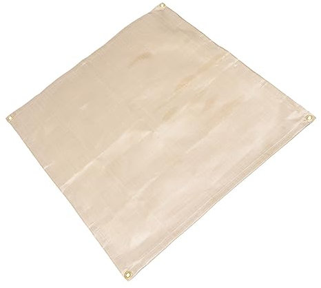Toyvian Feuerlöschdecke Fiberglas 50x50cm Isolierdecke Hitzebeständig Feuerbeständiges Gewebe Grill Und Camping Schutzhülle Für Notfälle