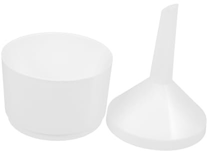 Zerodeko Embudo Fácil de Limpiar y Mantener de Plástico Blanco Tipo Buchner Adecuado para Filtrar Líquidos para Laboratorio y Cocina y Uso en Aplicaciones Científicas