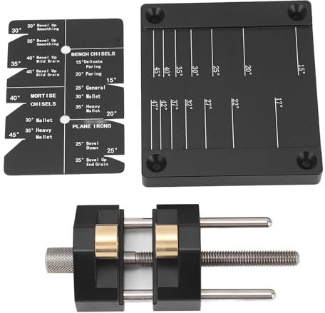 Guida per Affine per la Lavorazione del Legno Maschera Angolare in Alluminio per Scalpello e Affiliazione Dell'Aereo, Kit di Officina Professionale