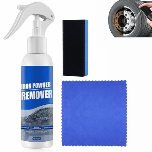 Rakiuty Spray de Eliminación de Óxido, Convertidor de Oxido, Rust Remover Spray, Sprays Convertidor, Accesorios de Limpieza del Automóvil, Multipurpose Rust Remover, 100 ml