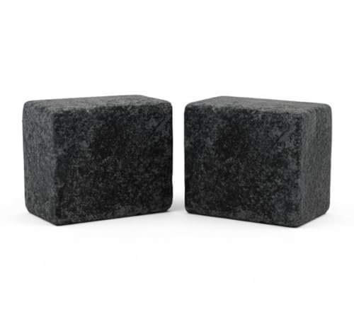Natureluxy Black Musc Square - set med 2 doftblock för hemmet - linne och kropp - kompakt format