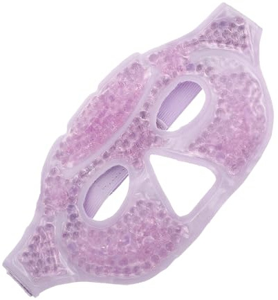 Zerodeko Augenmaske Pvc Wiederverwendbare Wärmende Kühlende und mit Weichem Plüsch Portable Kältetherapie Augenkompresse für Damen für Hotel Meeting