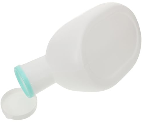 TOYANDONA Orinatoio Portatile Pratico Contenitore per Urinare per Uomo da 2000ml Design Compatto e Funzionale in Plastica Bianca Tappo da Viaggio e Campeggio