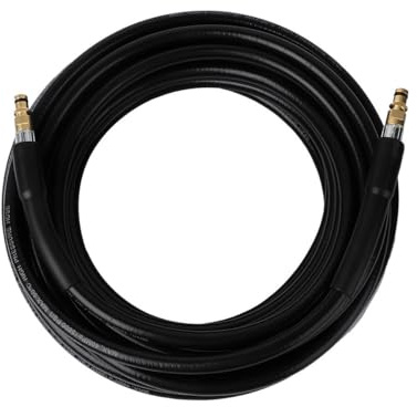 LALAFINA 15m Professional Pressure Washing Machine Hose for Car Cleaning with Rubber Material and Female Connection Resists Kinking Random Color