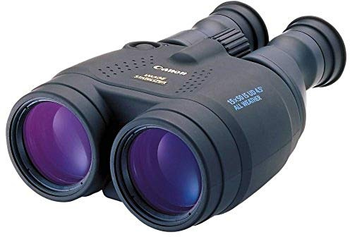 Canon 15x50 IS Allwetter Fernglas (15 fache Vergrößerung, wetterfest, Feldstecher, Präzisionsoptik, IS Bildstabilisator, manuelle Fokussierung, Dioptrinkorrektur, Porroprisma II), schwarz